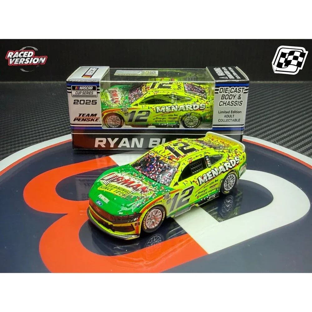 2025 Ryan Blaney 1:64 Menards / Libman New Hampshire Race Win NASCAR Diecast